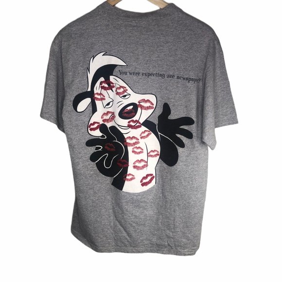 True Vintage Pepe Le Pew Warner Bros Studio Size M - Picture 1 of 3